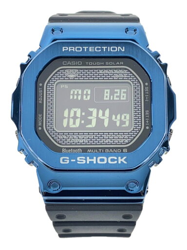 【中古】CASIO◆ソーラー腕時計/デジタル/ラバー/BLU/GMW-B5000【服飾雑貨他】 【中古】CASIO◆ソーラー腕時計/デジタル/ラバー/BLU/GMW-B5000【服飾雑貨他】