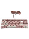 【中古】THUNDEROBOT/87キーメカニカルキーボード/パソコン周辺機器/K750R/PINK CANDY【パソコン】