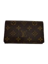 【中古】LOUIS VUITTON◆2)ポルト・フォイユ・トレゾール_モノグラム・キャンバス_BRW/PVC/BRW/レディース【服飾雑貨他】(4)