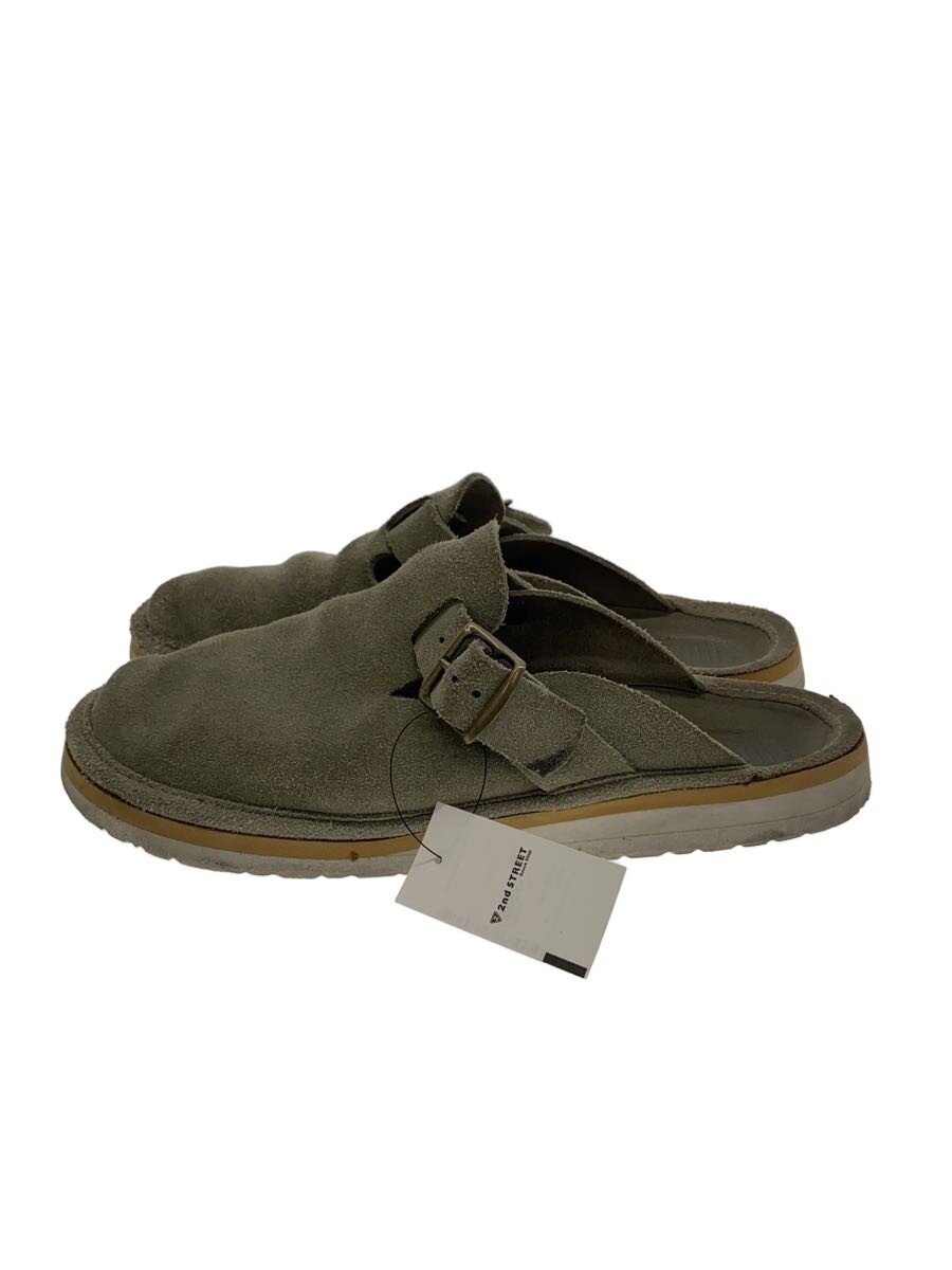 【中古】The Sandalman◆サンダル/US9/KHK/スウェード【シューズ】