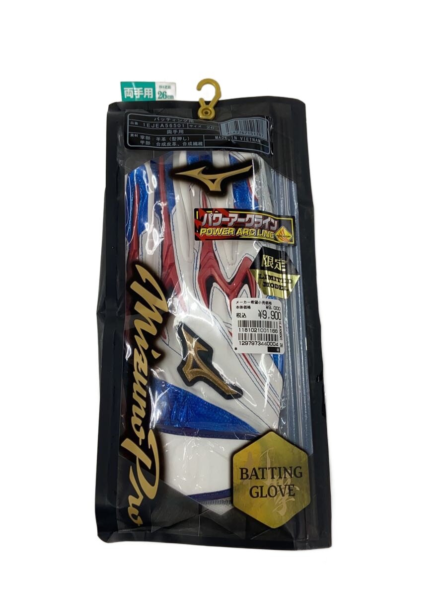 【中古】MIZUNO◆野球用品/WHT/1EJEA56962【スポーツ】