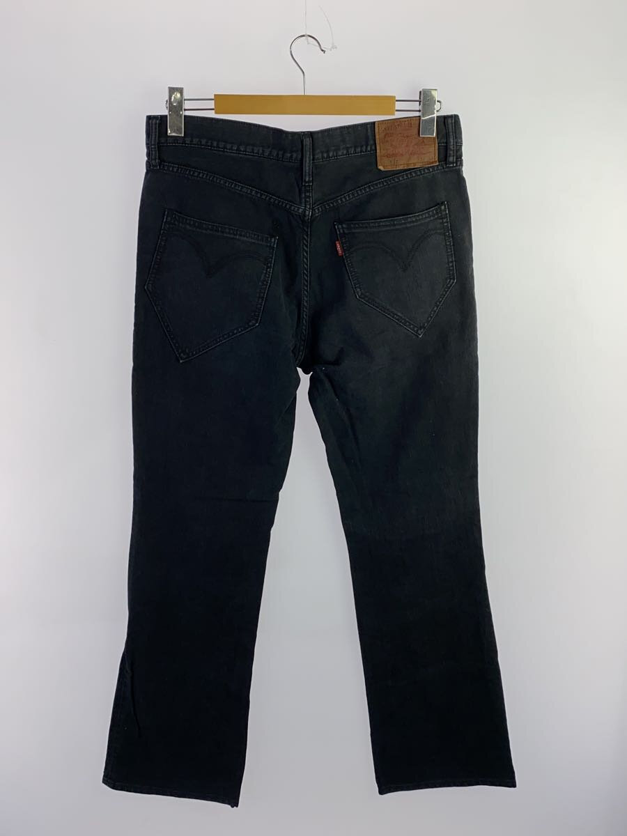 【中古】Levi’s◆ストレートパンツ/34/--/BLK/無地/j26808【メンズウェア】