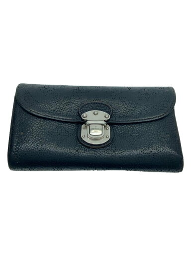 【中古】LOUIS VUITTON◆ポルト・フォイユ・アメリア_マヒナ/レザー/BLK/メンズ【服飾雑貨他】 【中古】LOUIS VUITTON◆ポルト・フォイユ・アメリア_マヒナ/レザー/BLK/メンズ【服飾雑貨他】
