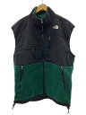 【中古】THE NORTH FACE◆フリースベスト/L/ポリエステル/GRN/87047【メンズウェア】