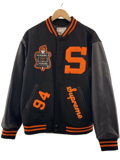 【中古】Supreme◆19AW/Team Varsity Jacket/スタジャン/L/ウール/BLK【メンズウェア】 【中古】Supreme◆19AW/Team Varsity Jacket/スタジャン/L/ウール/BLK【メンズウェア】
