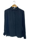 【中古】Christian Dior◆長袖ブラウス/L/シルク/BLK【レディースウェア】(4)