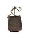 【中古】LOUIS VUITTON◆ミュゼット・サルサ_モノグラム・キャンバス_ロングショルダー_BRW/PVC/BRW【バッグ】