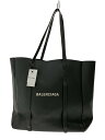 【中古】BALENCIAGA◆トートバッグ/レザー/GRY/無地/475199・116・538735【バッグ】