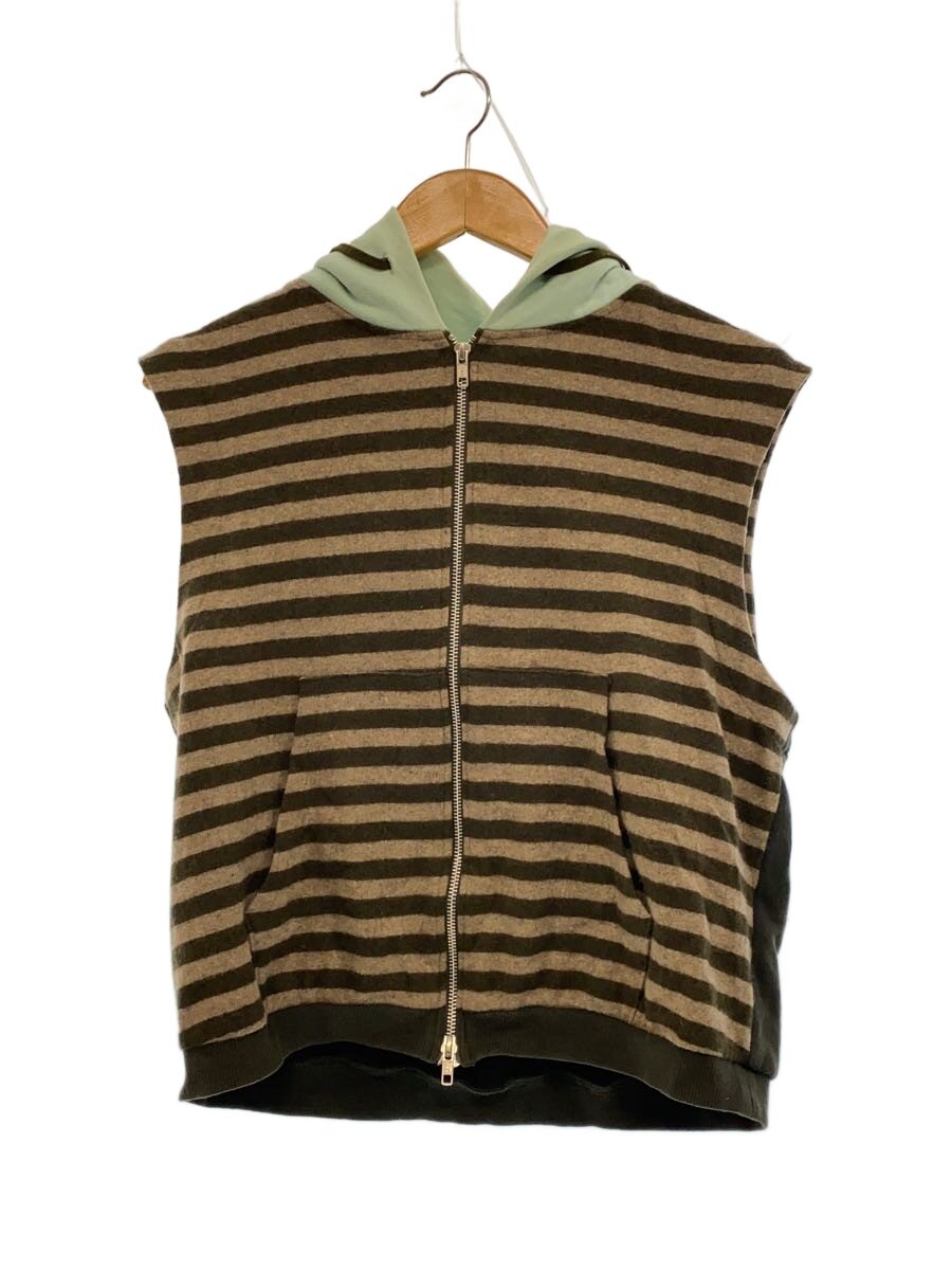 ABELIA EDOWARD GOUCHA◆22AW/ジレベスト/ジエフーディ/3/ウール/BRW