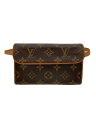 【中古】LOUIS VUITTON◆ポシェット・フロランティーヌ_モノグラム・キャンバス_BRW/PVC/BRW【バッグ】