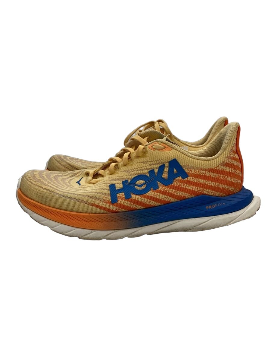 【中古】HOKA(HOKA ONE ONE)◆ローカットスニーカー/26cm/YLW/F27422J【シューズ】