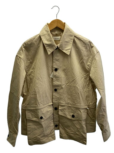 【中古】lownn◆20SS/UTILITY SHORT JKT/48/コットン/ベージュ【メンズウェア】 【中古】lownn◆20SS/UTILITY SHORT JKT/48/コットン/ベージュ【メンズウェア】