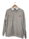 【中古】X-LARGE◆EMBROIDERED RUGBY SHIRT/長袖シャツ/M/コットン/GRY/101223013002【メンズウェア】(4)