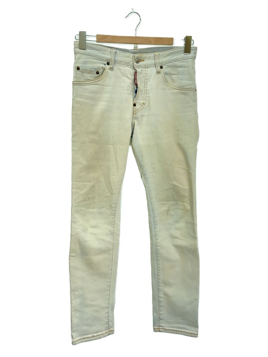 Rakuten - 【中古】DSQUARED2◆ボトム/42/--/WHT/RN154143/イタリア製【メンズウェア】