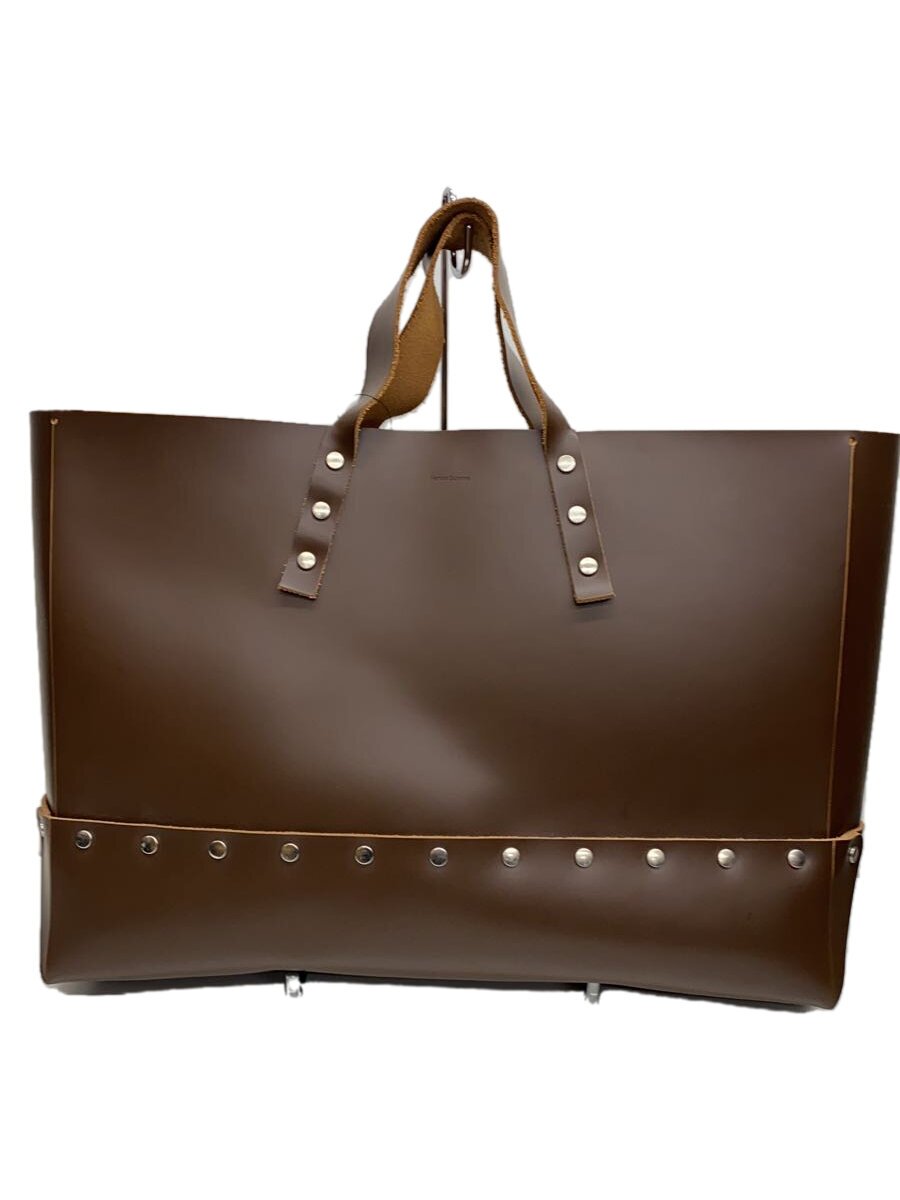 【中古】Hender Scheme◆トートバッグ/レザー/BRW/Assemble Rectangle Bag L【バッグ】(4.0)