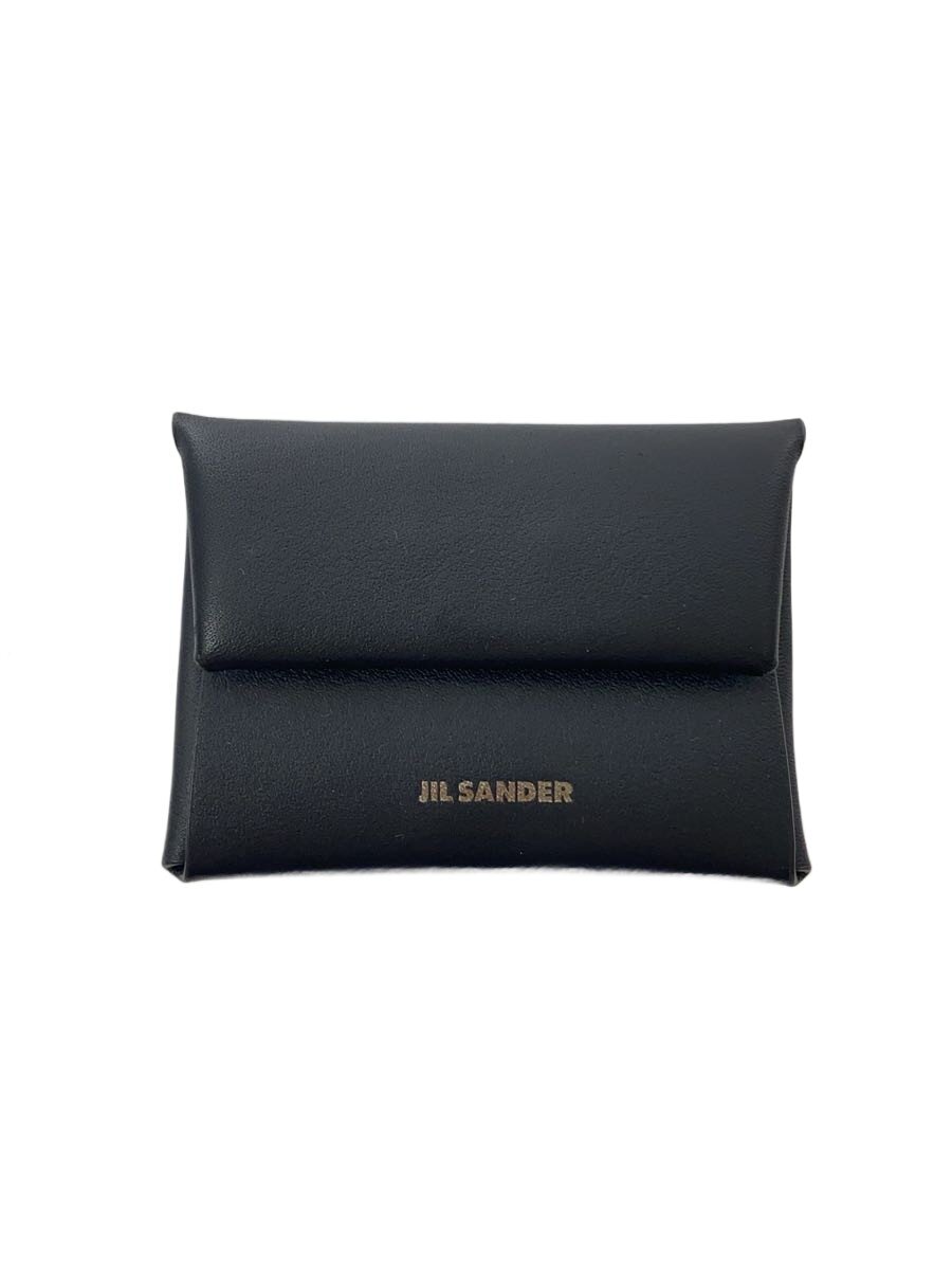 【中古】JIL SANDER◆コインケース/レザー/BLK/レディース【服飾雑貨他】