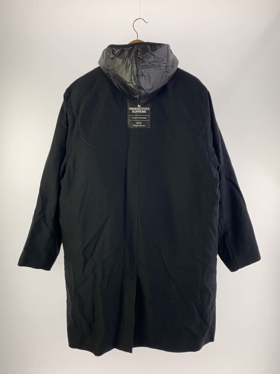 【中古】Supreme◆23SS/Trench Puffer Jacket/コート/L/ナイロン/BLK【メンズウェア】
