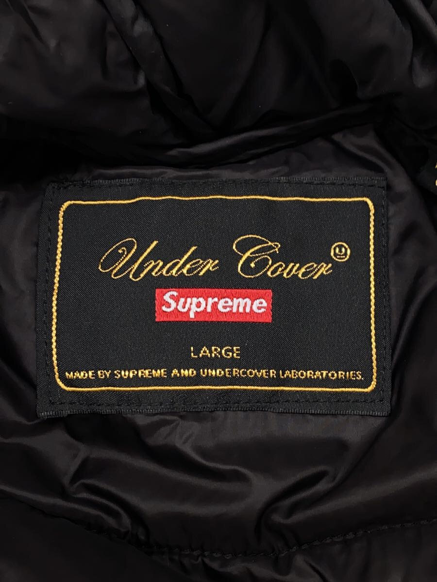 【中古】Supreme◆23SS/Trench Puffer Jacket/コート/L/ナイロン/BLK【メンズウェア】
