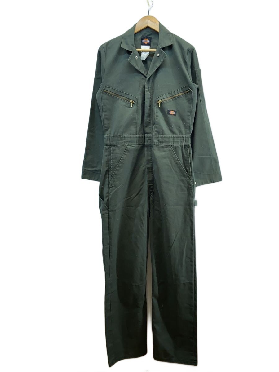 【中古】DICKIES◆オールインワン/--/ポリエステル/KHK/無地/w416f32【メンズウェア】
