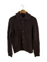 【中古】Martin Margiela◆08AW/ネップカーディガン/ここのえタグ/S/ウール/ブラウン//【メンズウェア】