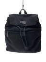 【中古】GUCCI◆リュック_GGナイロン_ナイロン_ブラック/ナイロン/BLK【バッグ】