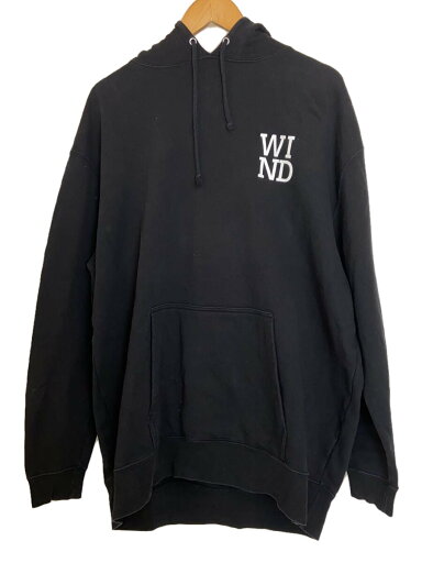 【中古】WIND AND SEA◆パーカー/XL/コットン/BLK【メンズウェア】 【中古】WIND AND SEA◆パーカー/XL/コットン/BLK【メンズウェア】