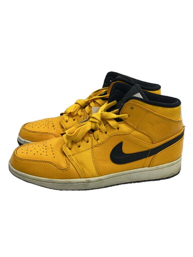 【中古】NIKE◆AIR JORDAN 1 MID/エアジョーダンミッド/イエロー/554724-700/28cm/YLW【シューズ】 【中古】NIKE◆AIR JORDAN 1 MID/エアジョーダンミッド/イエロー/554724-700/28cm/YLW【シューズ】