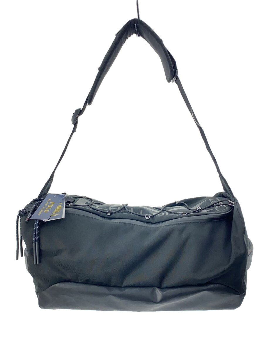 【中古】RLX RALPHLAUREN◆ショルダーバッグ/ポリエステル/BLK/MARXBGS03920001【バッグ】