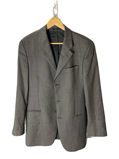 【中古】EMPORIO ARMANI◆2001s/イタリア製/セットアップ/46/ウール/GRY/総柄【メンズウェア】 【中古】EMPORIO ARMANI◆2001s/イタリア製/セットアップ/46/ウール/GRY/総柄【メンズウェア】
