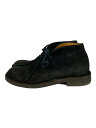 【中古】Danner◆チャッカブーツ/UK9/BLK/スウェード/D212108【シューズ】