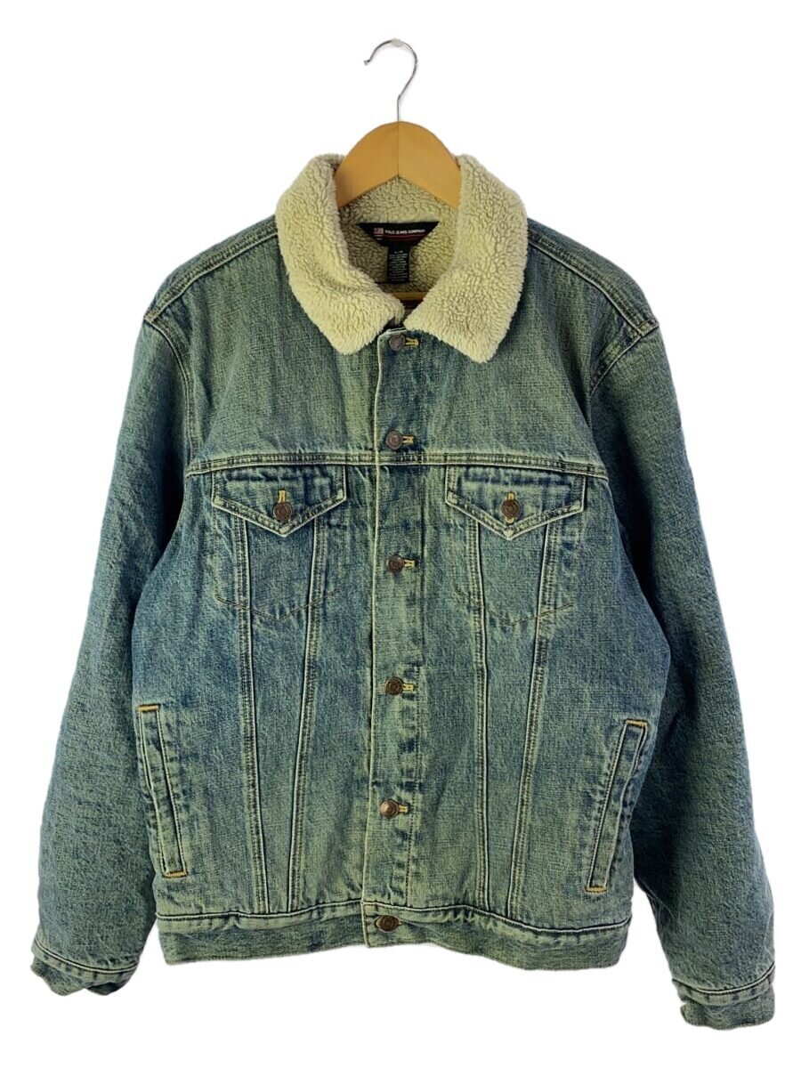【中古】POLO JEANS CO.◆ジャケット/L/コットン/IDG【メンズウェア】