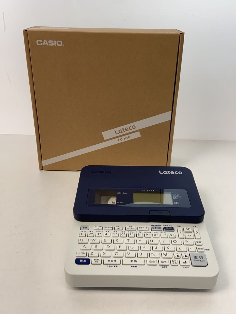 【中古】CASIO◆ラベルライター EC-K10/カシオ/ネームシール/【家電・ビジュアル・オーディオ】