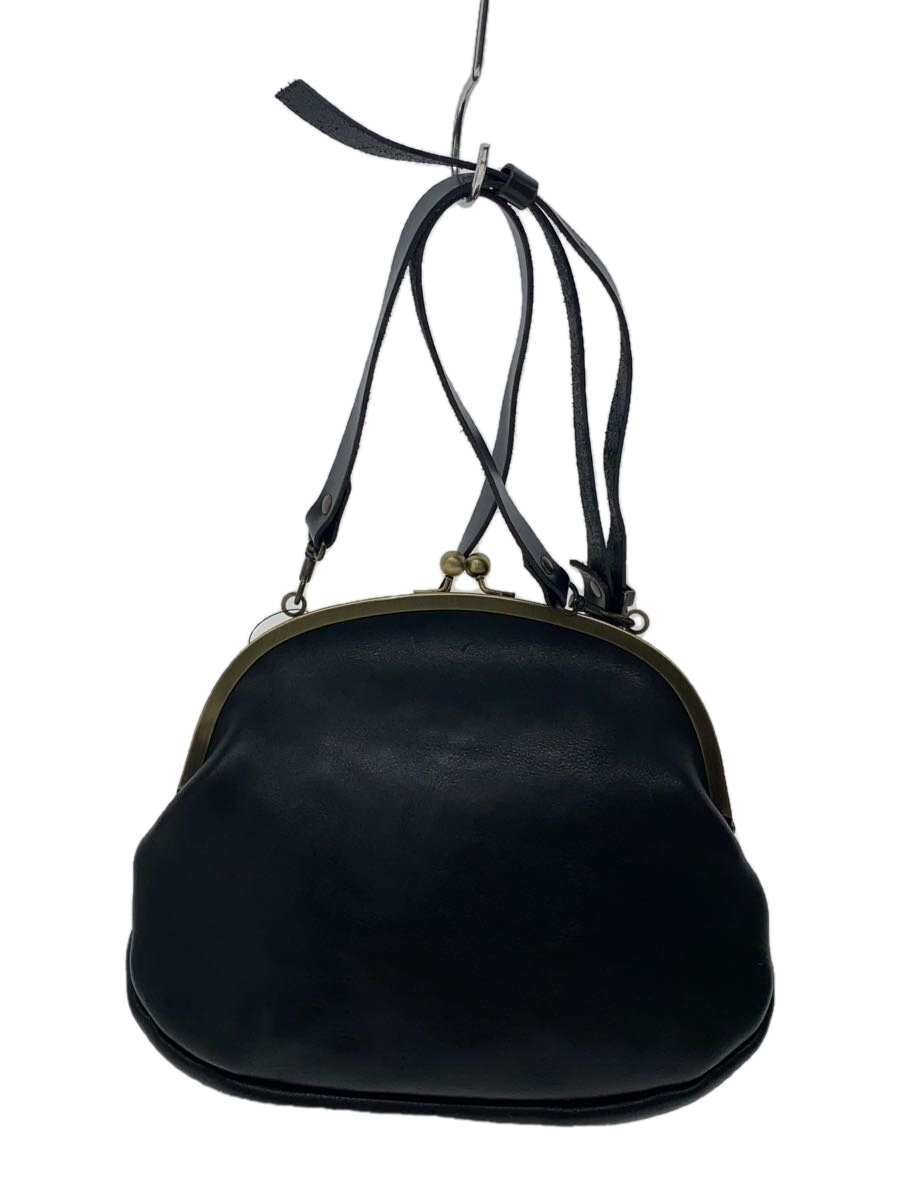 【中古】ショルダーバッグ/レザー/BLK【バッグ】