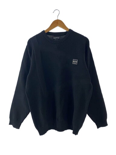 【中古】The DUFFER of St.GEORGE◆ニット・セーター(厚手)/L/ポリエステル/BLK/KN231【メンズウェア】 【中古】The DUFFER of St.GEORGE◆ニット・セーター(厚手)/L/ポリエステル/BLK/KN231【メンズウェア】