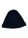 【中古】ROTOTO◆ニットキャップ/--/コットン/BLK/無地/メンズ/RN5021【服飾雑貨他】