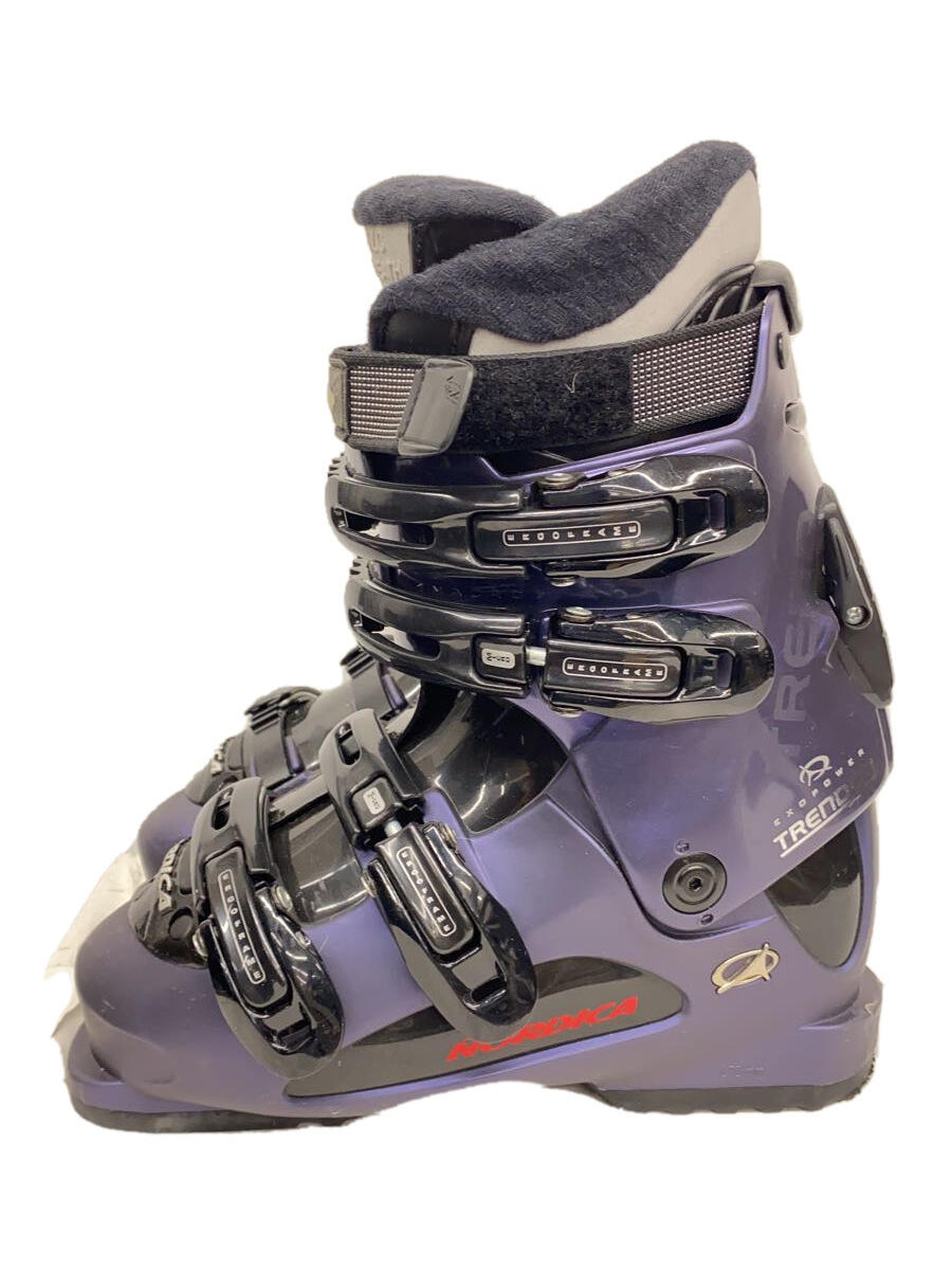 【中古】NORDICA◆TREND05/スキーブーツ/22.5cm/PUP/ジュニア/パープル【スポーツ】