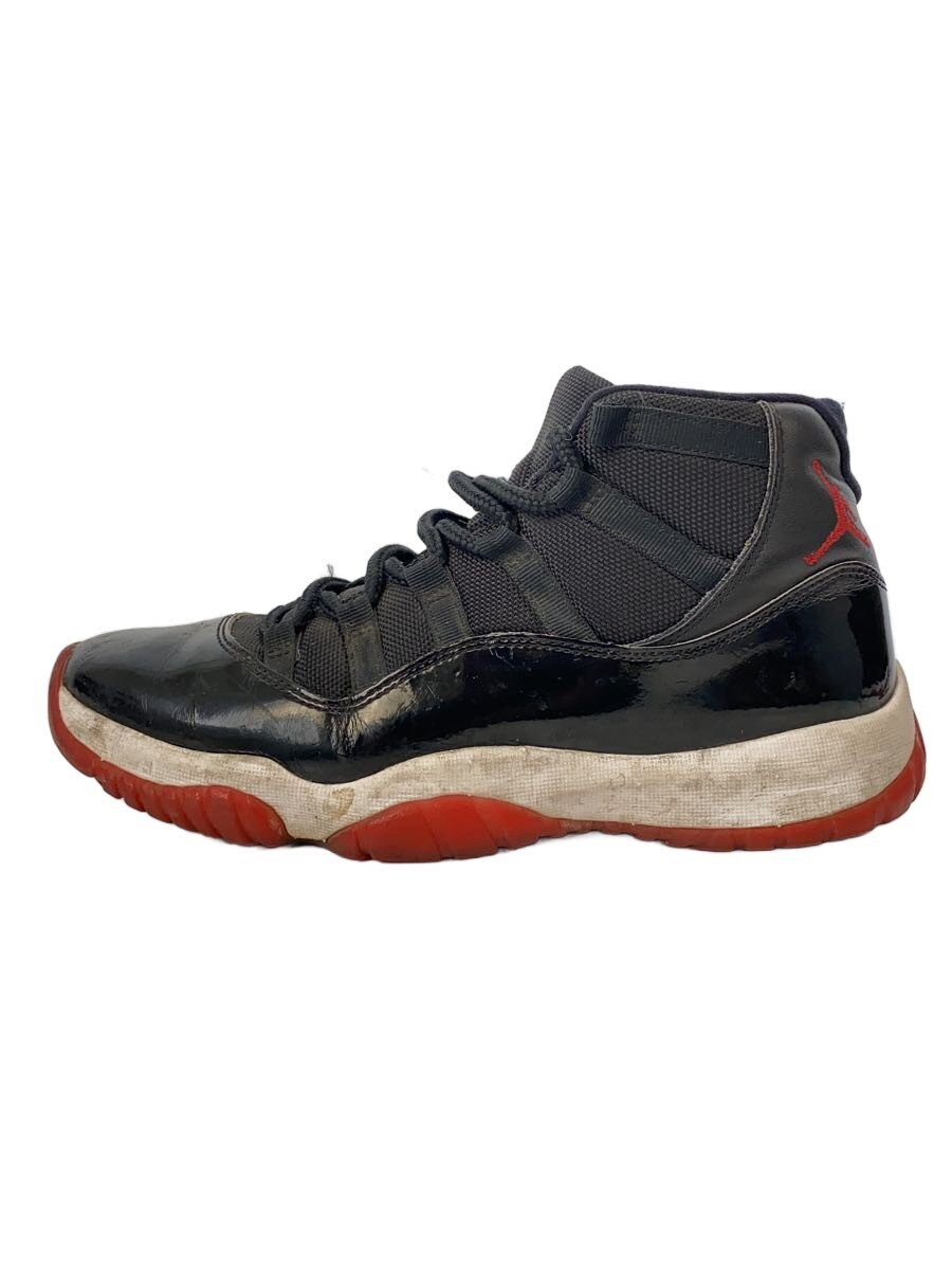 NIKE◆AIR JORDAN 11 RETRO/エアジョーダン11レトロ/ブラック/378037-061/26.5cm/B