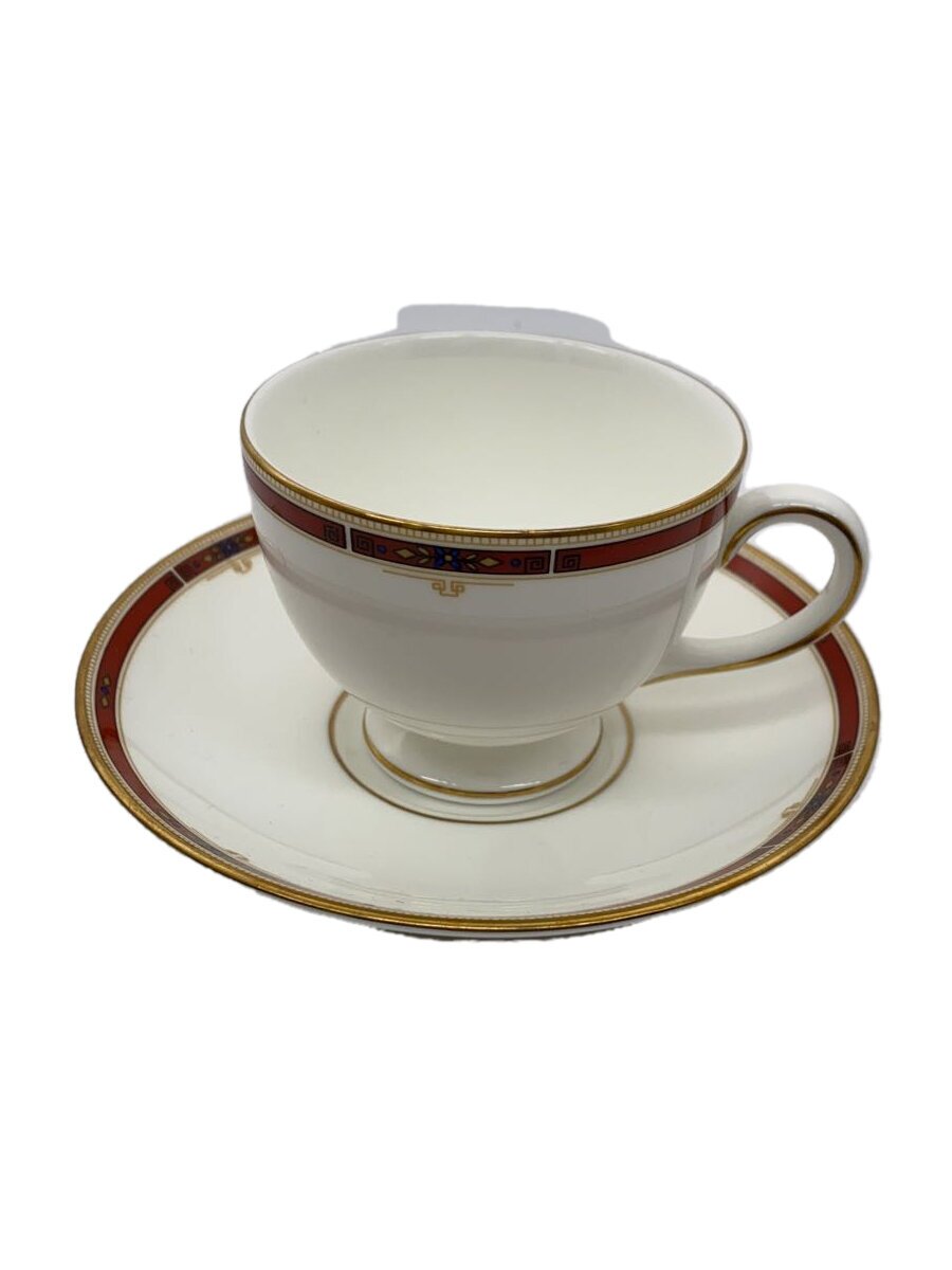 【中古】WEDGWOOD◆カップ&ソーサー/WHT【キッチン用品】