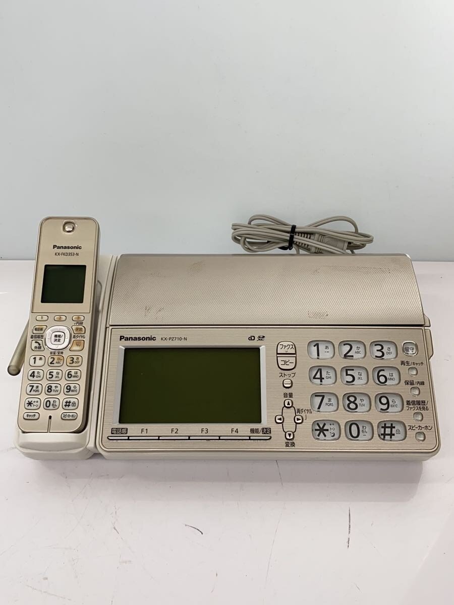 【中古】Panasonic◆FAX電話 おたっくす KX-PZ710DL-N [シャンパンゴールド]【家電・ビジュアル・オーデ..