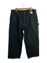 【中古】Carhartt◆ボトム/38/コットン/ブラック【メンズウェア】