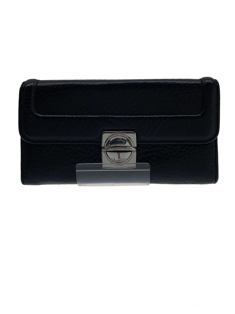 【中古】MARC BY MARC JACOBS◆長財布/レザー/BLK/レディース【服飾雑貨他】