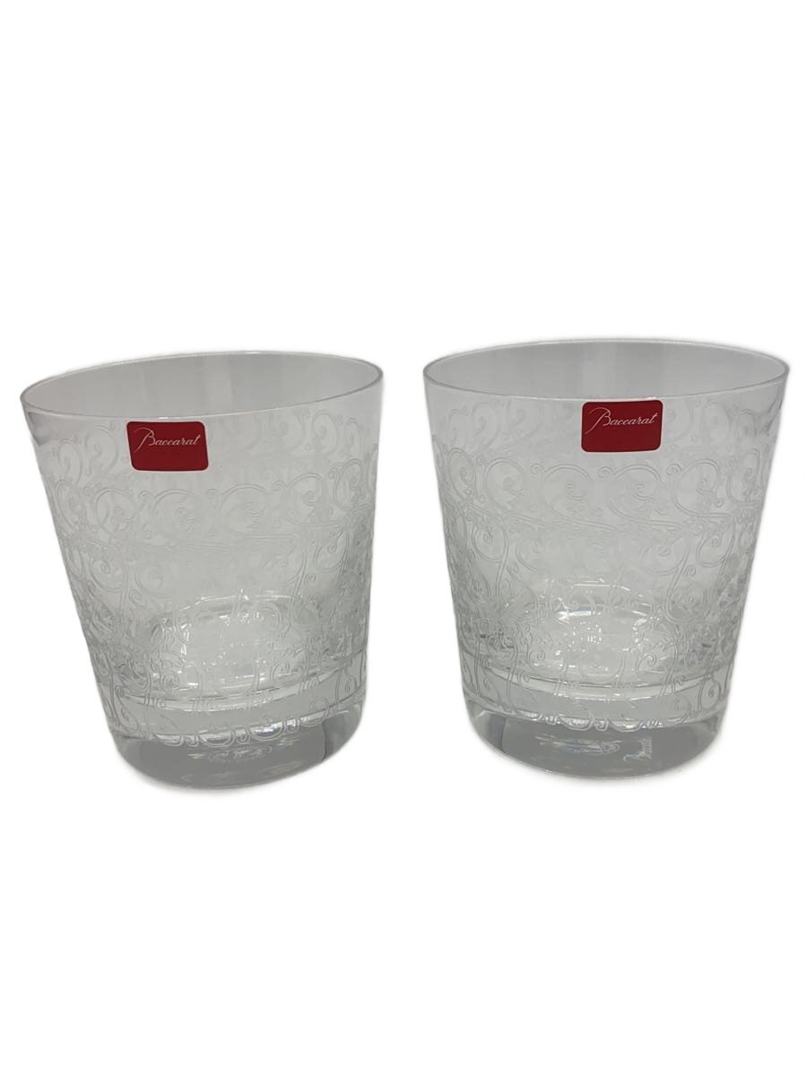 【中古】Baccarat◆ローハン/タンブラー/ペアロックグラス/2点セット/CLR【キッチン用品】