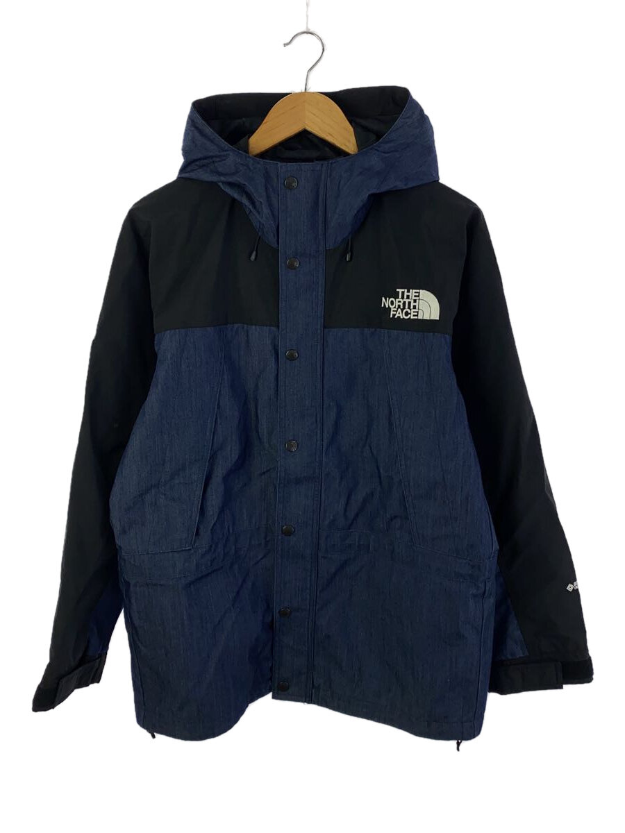 【中古】THE NORTH FACE◆MOUNTAIN LIGHT DENIM JACKET_マウンテンライトデニムジャケット/M/ナイロン/NVY/無【メンズウェア】