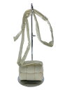 【中古】BOTTEGA VENETA◆ショルダーバッグ/--/WHT/無地/691018//【バッグ】