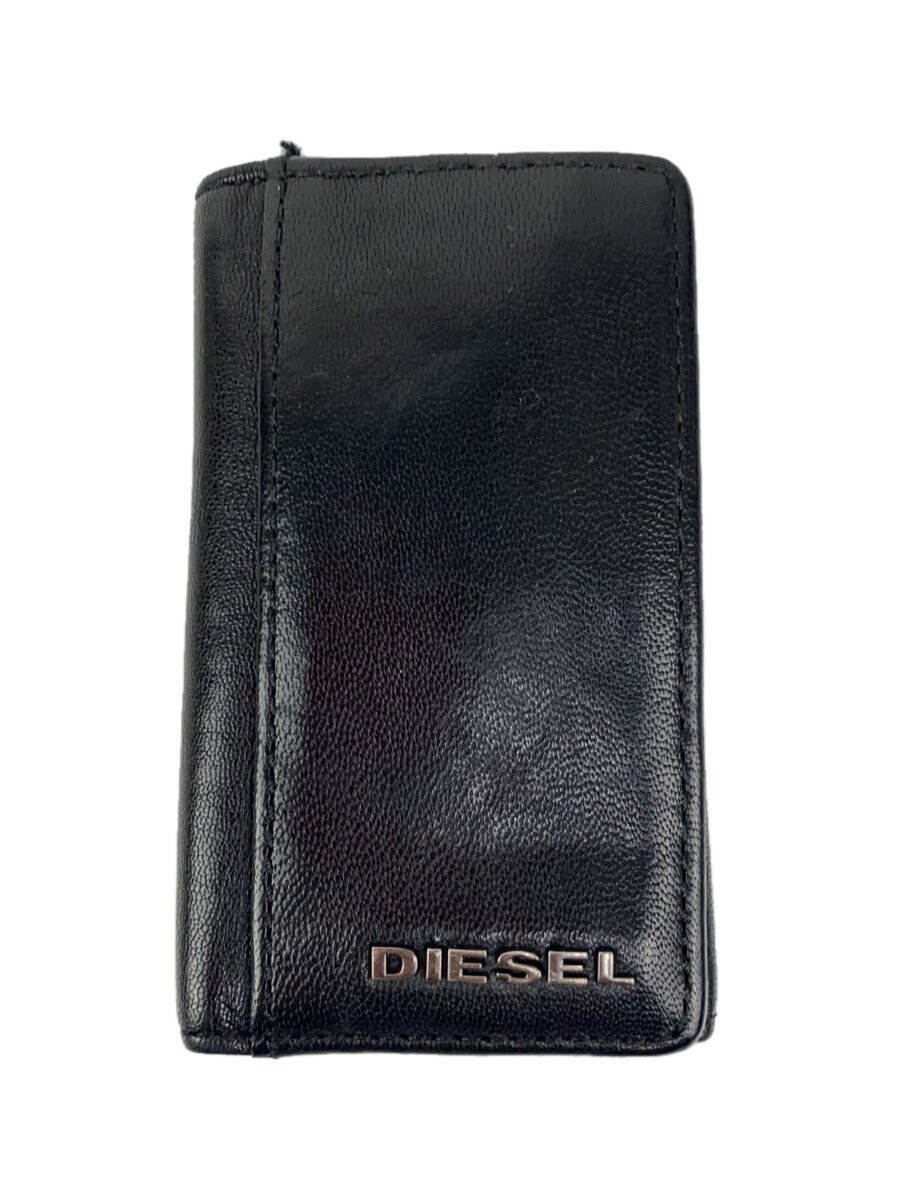 【中古】DIESEL◆キーケース/レザー/BLK/無地/メンズ/6連金具//【服飾雑貨他】