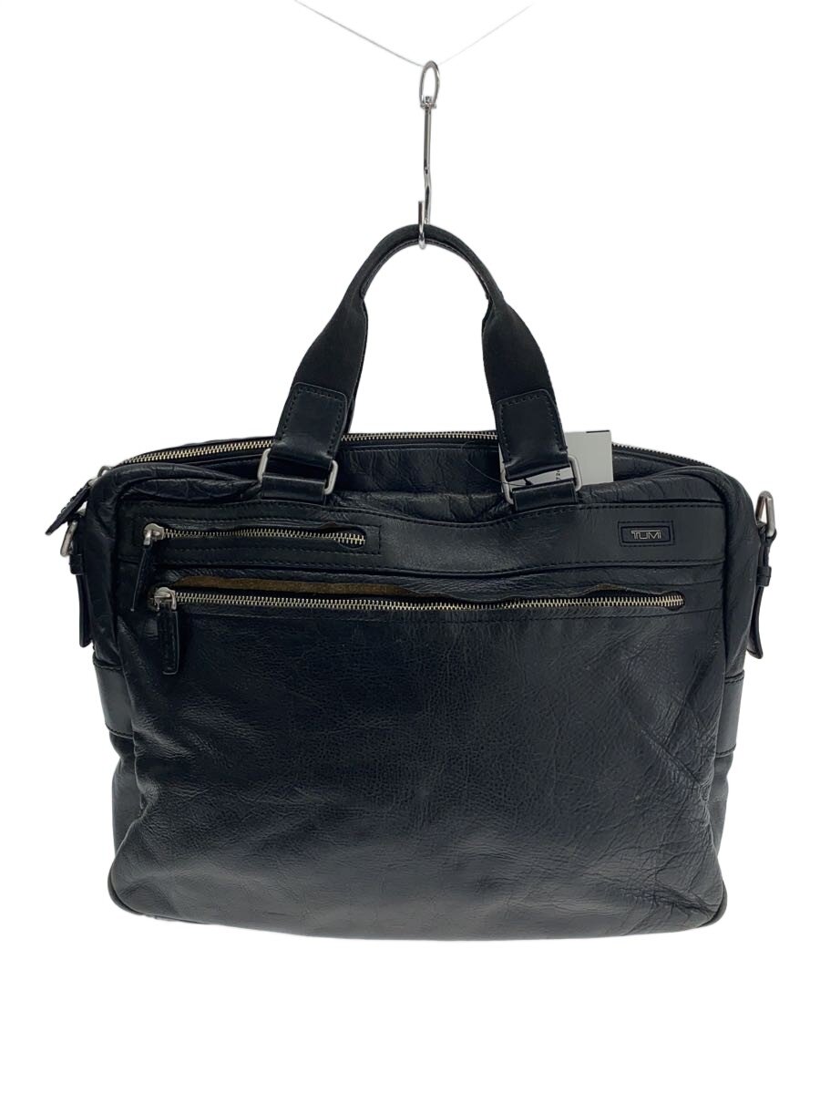 【中古】TUMI◆角スレ/ブリーフケース/--/BLK/無地/68116D【バッグ】