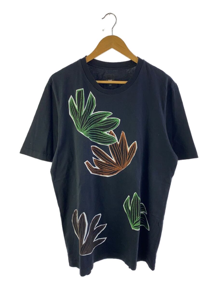 【中古】OAMC(OVER ALL MASTER CLOTH)◆Tシャツ/XL/コットン/BLK/1025595/プリント【メンズウェア】(4.0)