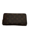 【中古】LOUIS VUITTON◆1)ジッピー・ウォレット_モノグラム・キャンバス_BRW/PVC/BRW/レディース/M60017【服飾雑貨他】(4)