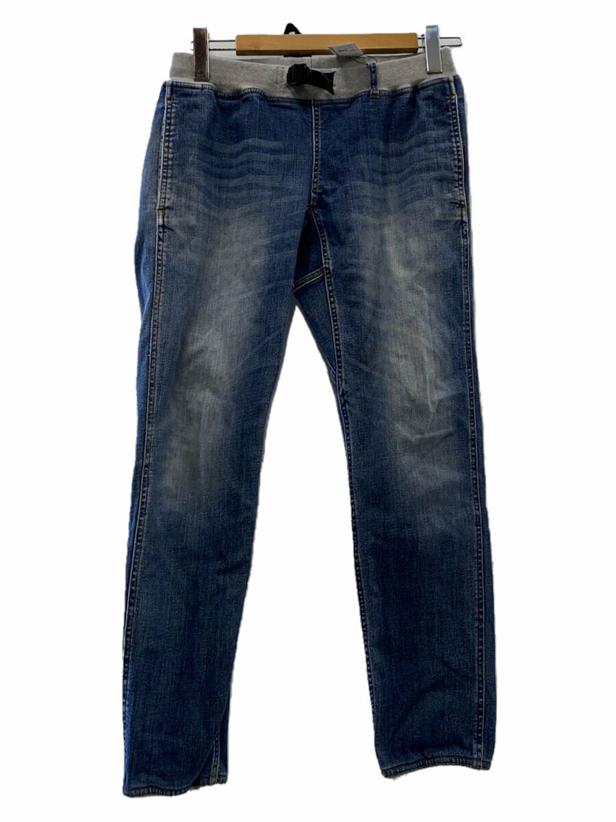 【中古】ROKX◆DENIM WOOD PANT/ボトム/S/デニム/IDG/無地/RXMS191023【メンズウェア】