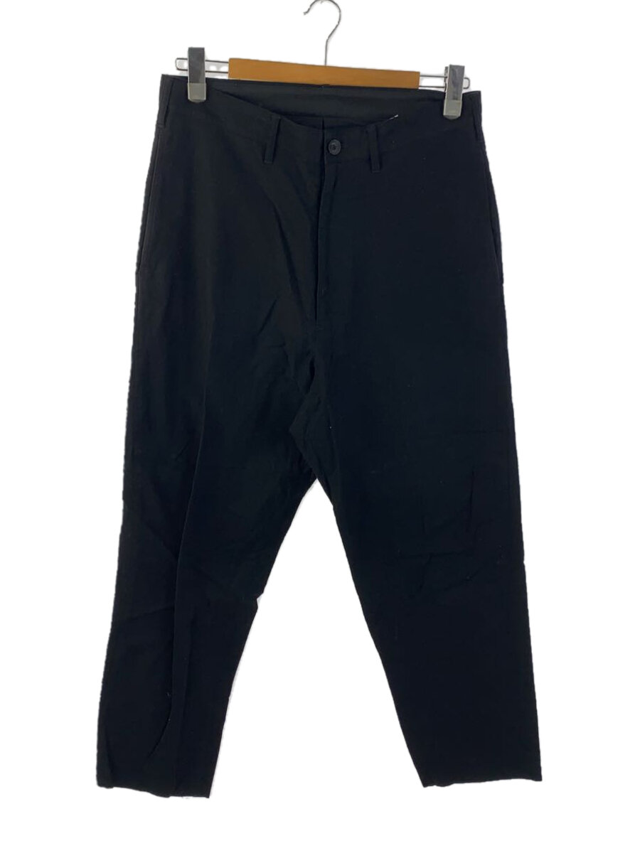 【中古】yohji yamamoto POUR HOMME◆D/パンツ/ボトム/2/コットン/BLK/HH-P21-015//【メンズウェア】